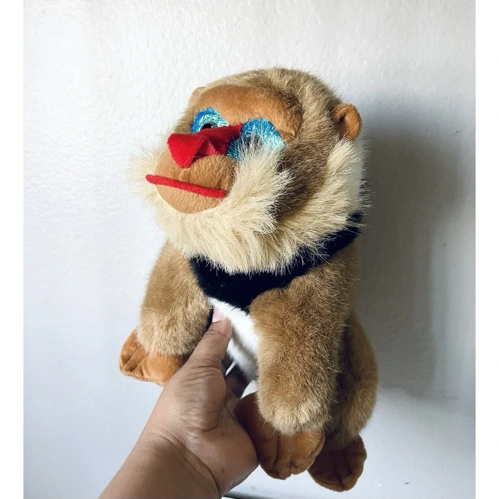 Vintage Rare Tony Toys Monkey Mandrill‎ Soft Plush Stuffed Animal